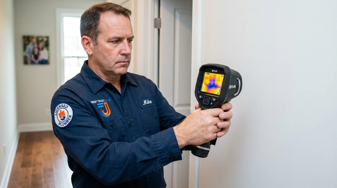 Thermal imaging leak detection by Johns Plumbing LLC in Julesburg